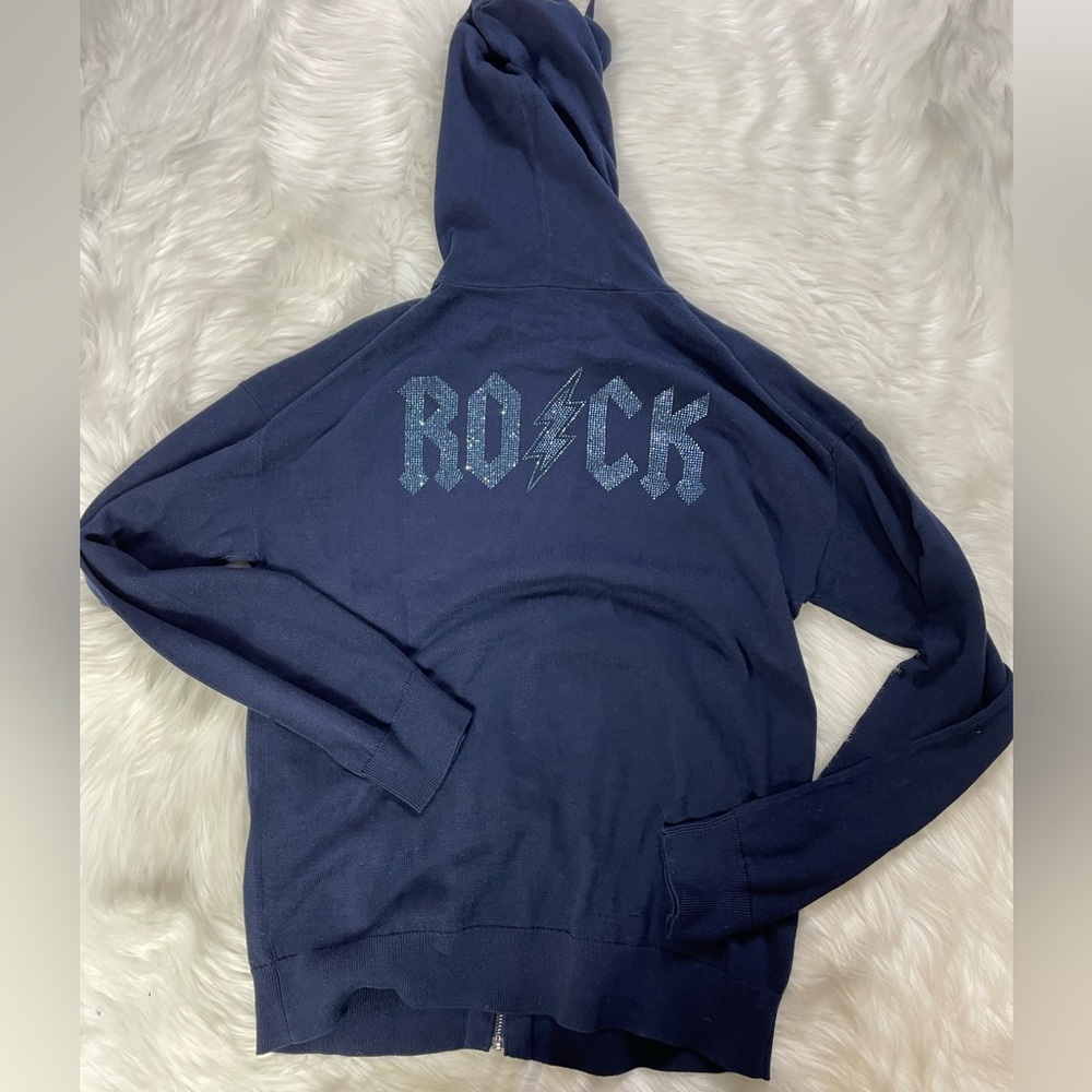 NWT $398 Zadig & VoltaireSixtine Embellished Hooded Jacket - Picture 4 of 4